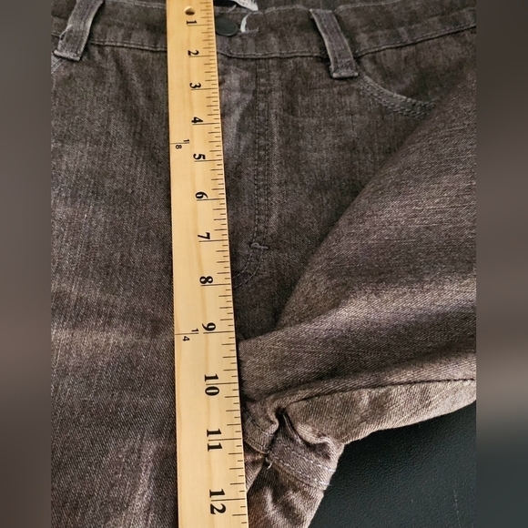 Lee Women's Classic Fit At The Waist Brown Jeans Size 14 Petite EUC - Picture 8 of 10